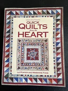 1994 QUICK QUILTS from the HEART Fons & Porter Quilt Pattern Book Leisure Arts